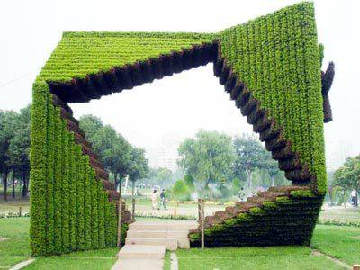 五色草造型--階梯